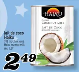 Marché Richelieu Lait De Coco Haiku | Haiku Coconut Milk offer