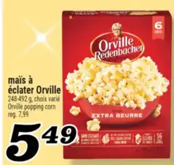 Marché Richelieu MAÏS À ÉCLATER ORVILLE | ORVILLE POPPING CORN offer