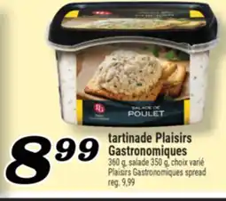 Marché Richelieu TARTINADE PLAISIRS GASTRONOMIQUES | PLAISIRS GASTRONOMIQUES SPREAD offer