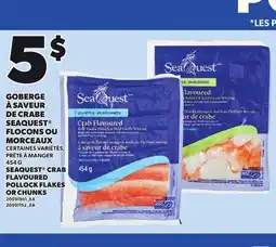 Provigo SEAQUEST CRAB FLAVOURED POLLOCK FLAKES OR CHUNKS offer