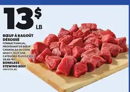 Provigo BONELESS STEWING BEEF offer