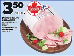 Provigo ALPINA COOKED WHITE HAM, 15,88/LB offer