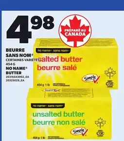 Provigo NO NAME BUTTER offer
