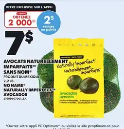 Provigo NO NAME NATURALLY IMPERFECT AVOCADOS 2,2 LB offer