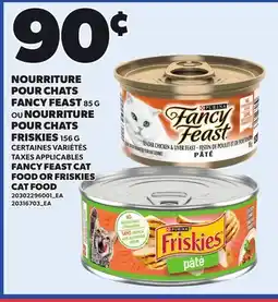 Provigo FANCY FEAST, 85 G CAT FOOD OR FRISKIES CAT FOOD, 156 G offer