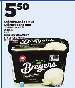 Provigo BREYERS CREAMERY STYLE ICE CREAM offer
