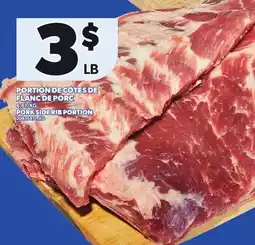 Provigo PORK SIDE RIB PORTION offer