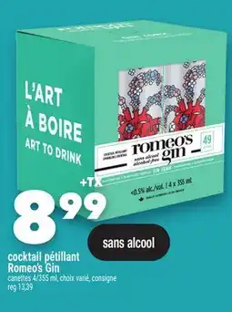 Marche Ami Cocktail pétillant Romeo's Gin offer