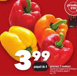 Marche Ami Poivrons 3 couleurs offer