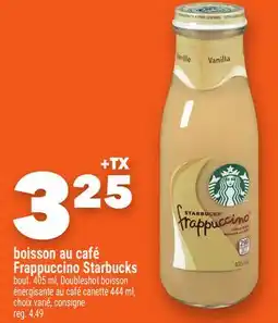 Marche Ami Boisson au café Frappuccino Starbucks offer