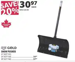 Co-op Snow pusher offer