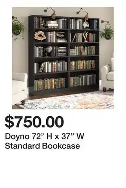 Wayfair Doyno 72 H x 37 W Standard Bookcase offer