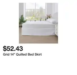 Wayfair Grid 14 Quilted Bed Skirt offer