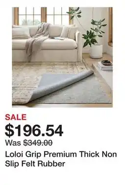 Wayfair Loloi Grip Premium Thick Non Slip Felt Rubber offer