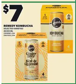 Loblaws REMEDY KOMBUCHA offer