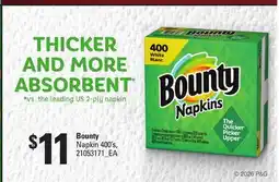 Loblaws BOUNTY NAPKIN, 400's offer
