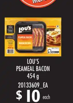 Loblaws LOU'S PEAMEAL BACON offer