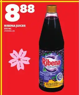 Loblaws RIBENA JUICES offer