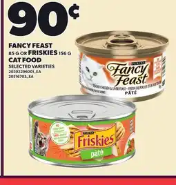 Loblaws FANCY FEAST, 85 G OR FRISKIES CAT FOOD, 156 G offer