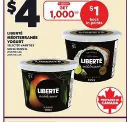 Loblaws LIBERTÉ MÉDITERRANÉE, 500 G offer