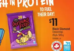 Loblaws BLACK DIAMOND CHEESTRINGS, 28 pk, 588 g offer