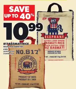 Loblaws 817 BASMATI RICE offer
