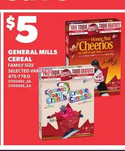 Loblaws GENERAL MILLS CEREAL offer