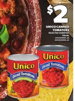 Loblaws UNICO CANNED TOMATOES offer