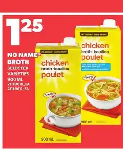 Loblaws NO NAME BROTH offer