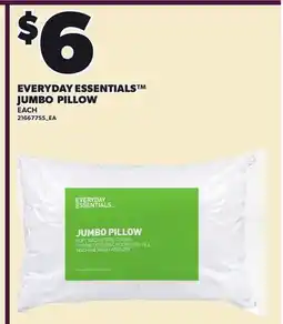 Loblaws EVERYDAY ESSENTIALS JUMBO PILLOW offer