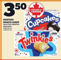 Loblaws HOSTESS SNACK CAKES offer