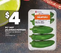 Loblaws PC HOT JALAPENO PEPPERS offer
