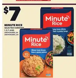 Loblaws MINUTE RICE, 1.2/1 offer