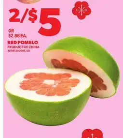 Loblaws RED POMELO offer