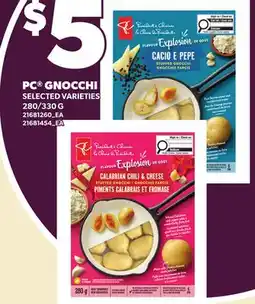 Loblaws PC GNOCCHI, 280/330 G offer