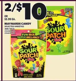 Loblaws MAYNARDS CANDY, 308/315 G offer