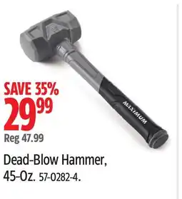 Canadian Tire Maximum Dead-Blow Hammer offer