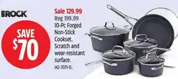 Canadian Tire 10-Pc Forged Non-Stick Cookset. Scratch and wear-resistant surface offer