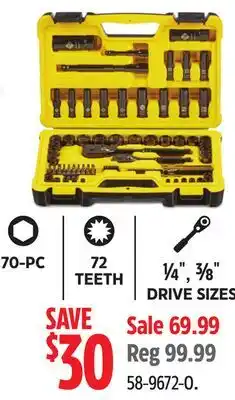 Canadian Tire Stanley Selected Impact Socket Sets offer