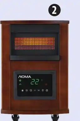 Canadian Tire Noma Wood-Cabinet Infrared Heater offer