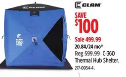 Canadian Tire Clam C-360 Thermal Hub Shelter offer