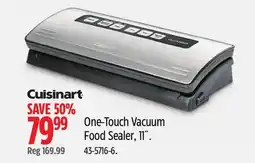 Canadian Tire One-Touch Vacuum Food Sealer, 11˝ offer