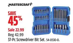 Canadian Tire Mastercraft 37-Pc Screwdriver Bit Set offer