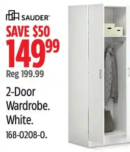 Canadian Tire Sauder 2-Door Wardrobe offer