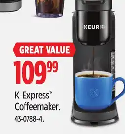 Canadian Tire Keurig K-Express Coffeemaker offer