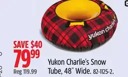 Canadian Tire Yukon Charlie's Snow Tube offer