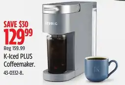Canadian Tire Keurig K-Iced PLUS Coffeemaker offer