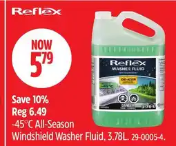 Canadian Tire Reflex -45°C All-Season Windshield Washer Fluid offer
