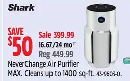 Canadian Tire Shark NeverChange Air Purifier MAX offer