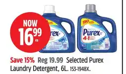Canadian Tire Selected Purex Laundry Detergent offer
